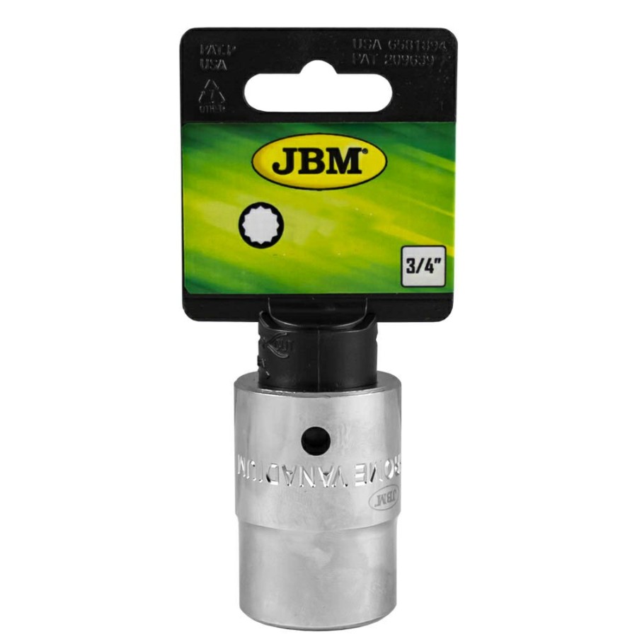 Despiece JBM | Vaso Corto 3/4" 12 Cantos 27Mm