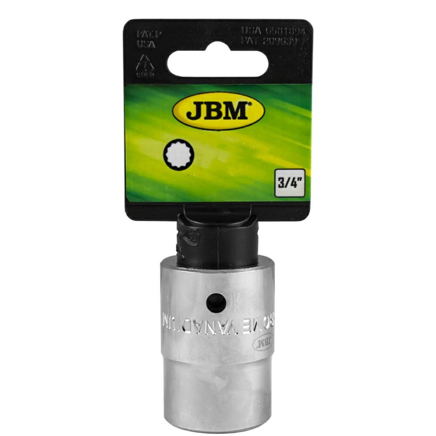 Despiece JBM | Vaso Corto 3/4" 12 Cantos 30Mm