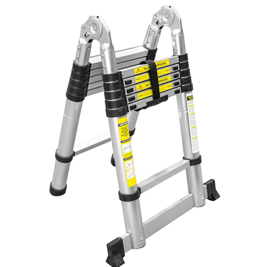 Accesorios JBM | Escalera Telescopica En V Plegable