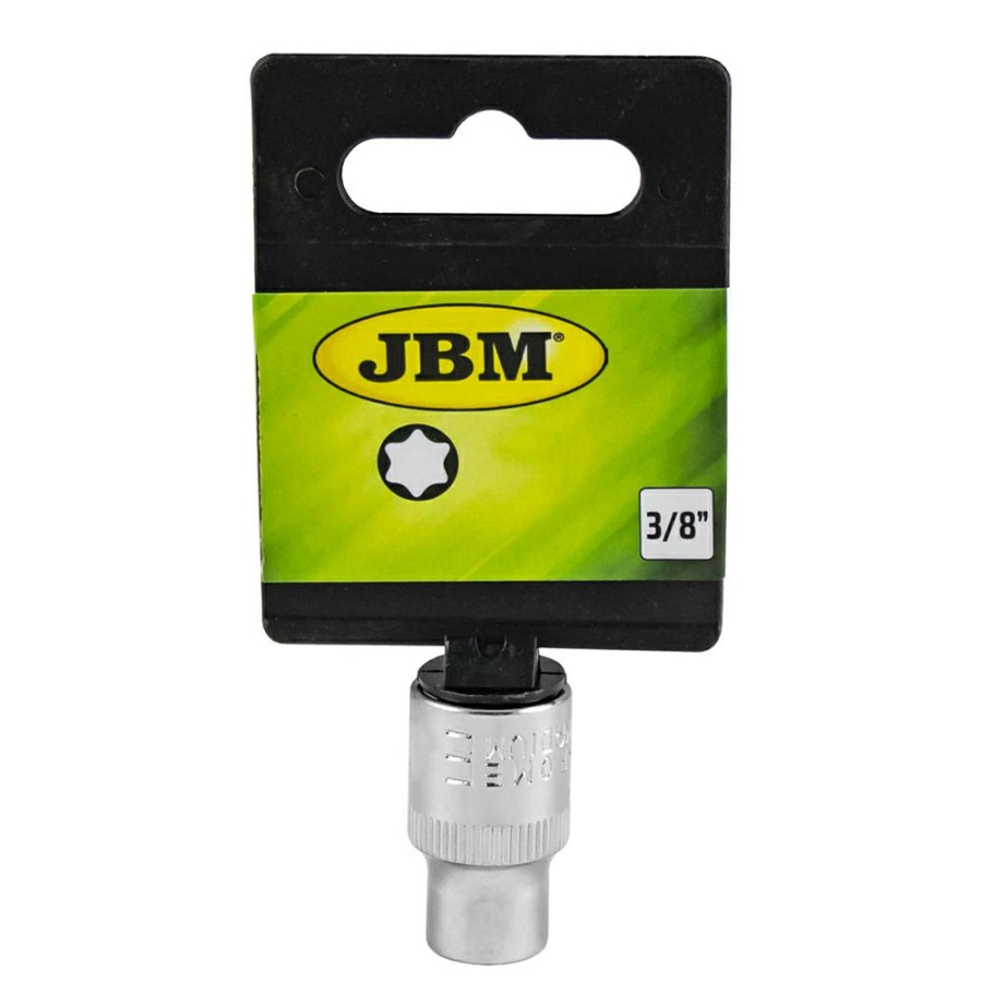 Despiece JBM | Vaso Torx 3/8" E12 Cromado