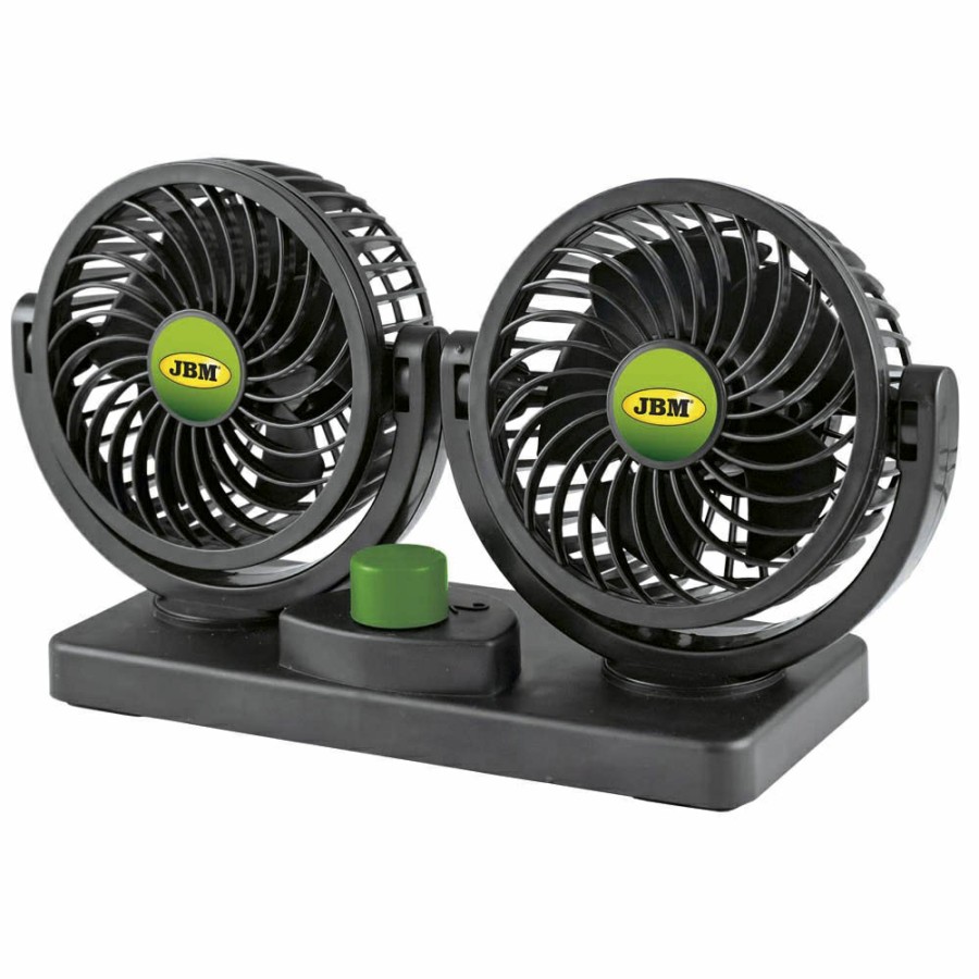 Proteccion Y Seguridad JBM | Ventilador De Coche Doble 4" - 12V