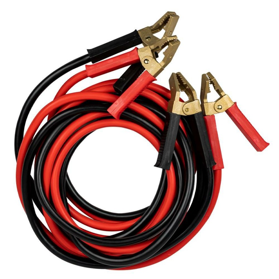 Herramientas Electricas JBM | Cable De Arranque 35Mmx2 / 3M Con Pinzas Macizas De Laton