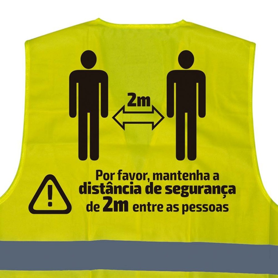 Proteccion Y Seguridad JBM | Chaleco De Alta Visibilidad Serigrafiado - 2 Metros - Pt