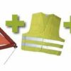 Kit Emergencia Y Seguridad JBM | Kit Emergencia Bolsa Mini Azul+Triangulo+Chaleco