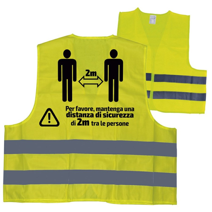 Proteccion Y Seguridad JBM | Chaleco De Alta Visibilidad Serigrafiado - 2 Metros - It