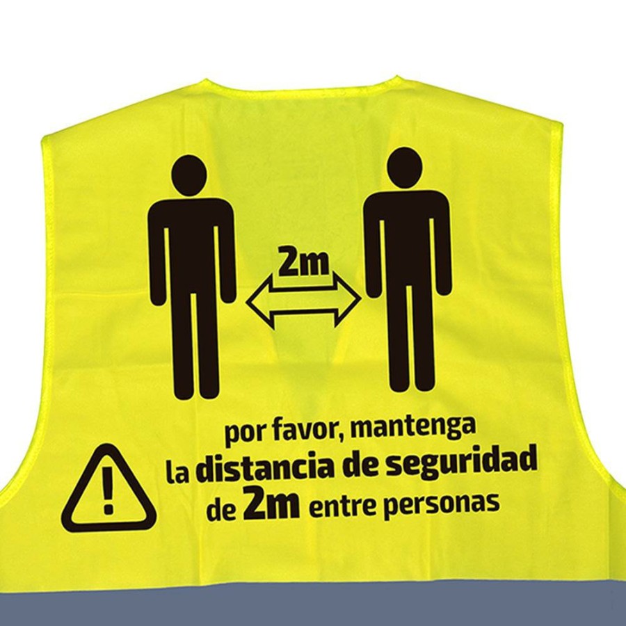 Proteccion Y Seguridad JBM | Chaleco De Alta Visibilidad Serigrafiado - 2 Metros