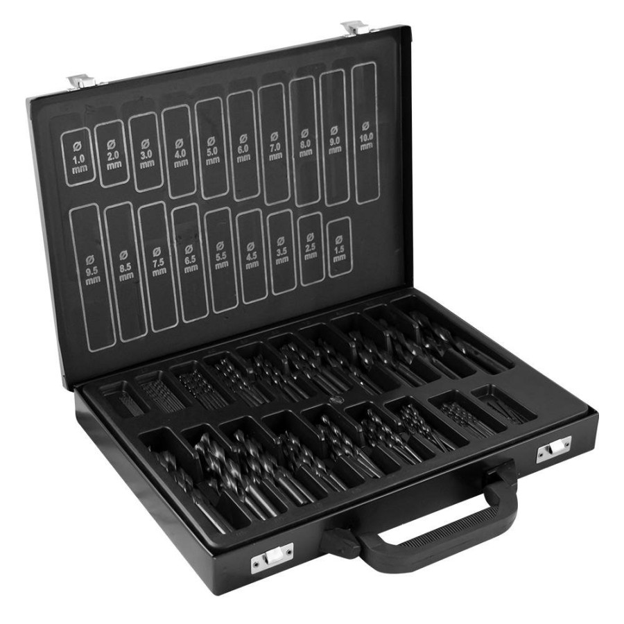 Consumibles JBM | Estuche De Brocas Helicoidales 1-10Mm Hss 4241 Negro