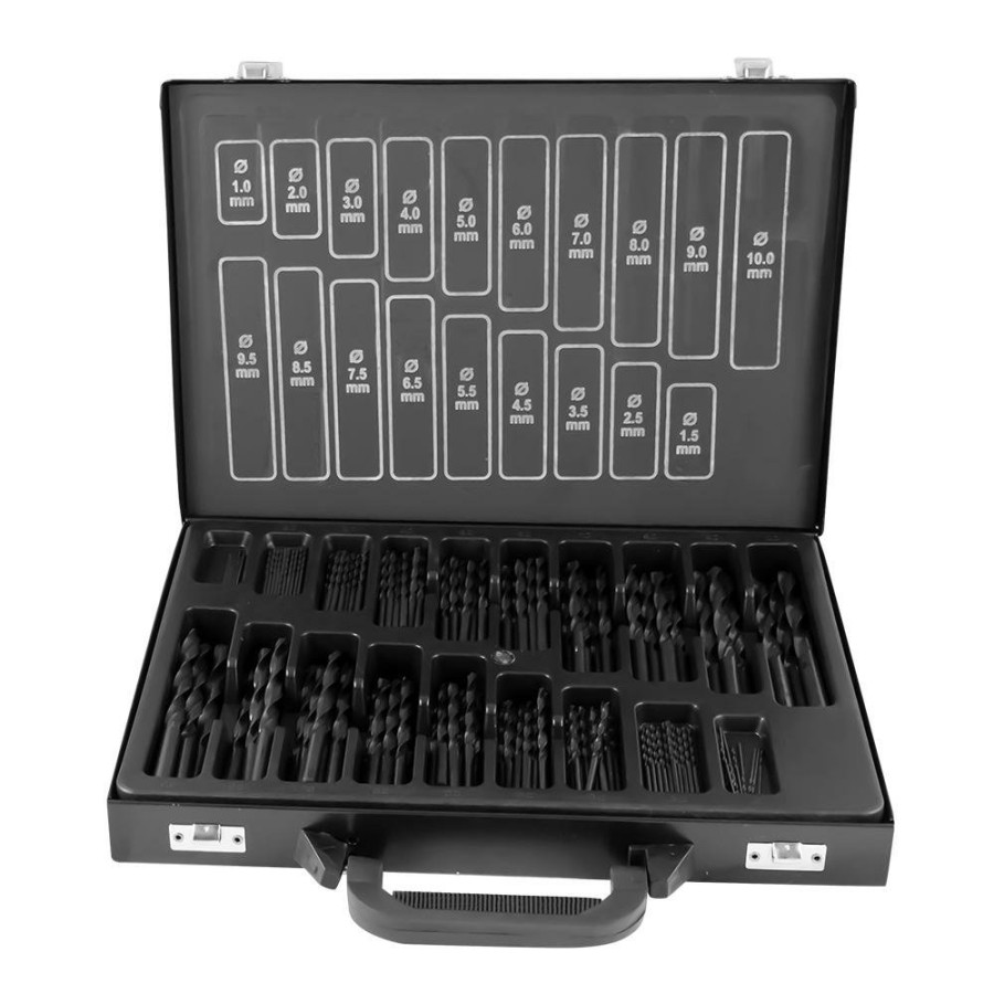 Consumibles JBM | Estuche De Brocas Helicoidales 1-10Mm Hss 4241 Negro