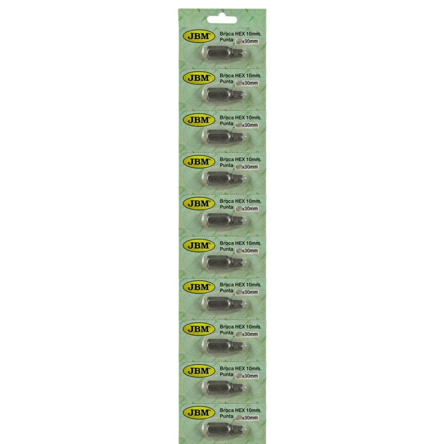 Despiece JBM | Broca Hexagonal De 10X30Mm, Punta 12Mm