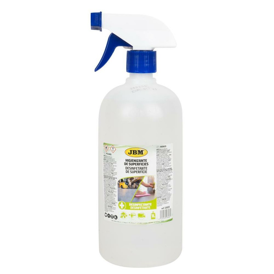 Proteccion Y Seguridad JBM | Solucion Hidroalcoholica Para Superficies 1L Pulverizador