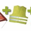 Kit Emergencia Y Seguridad JBM | Kit Emergencia Bolsa Mini Roja+Triangulo+Chaleco