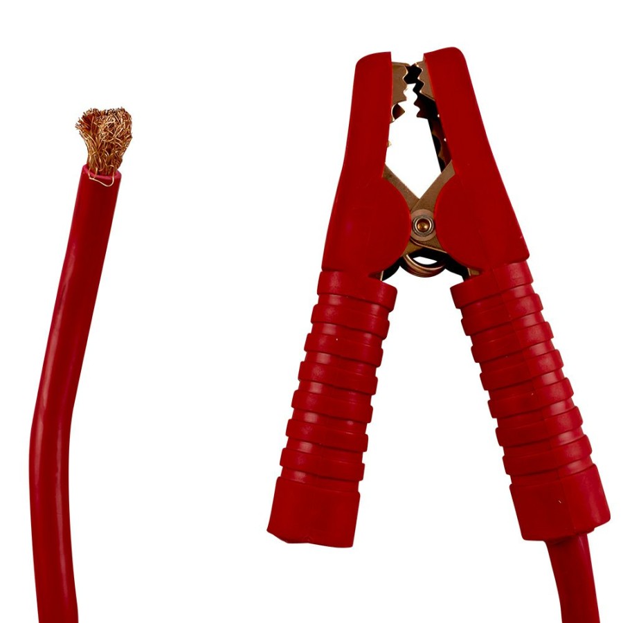 Herramientas Electricas JBM | Cable De Arranque Rojo Con Pinza Para Ref. 53687