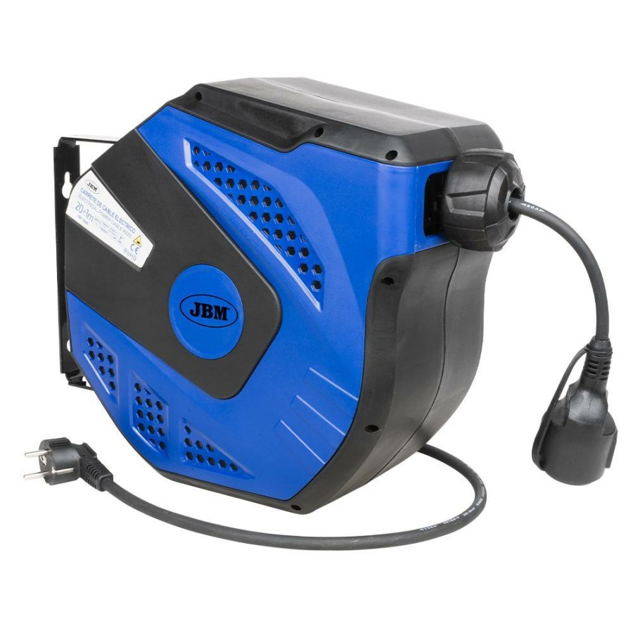 Herramientas Electricas JBM | Carrete De Cable Electrico 21M - Azul