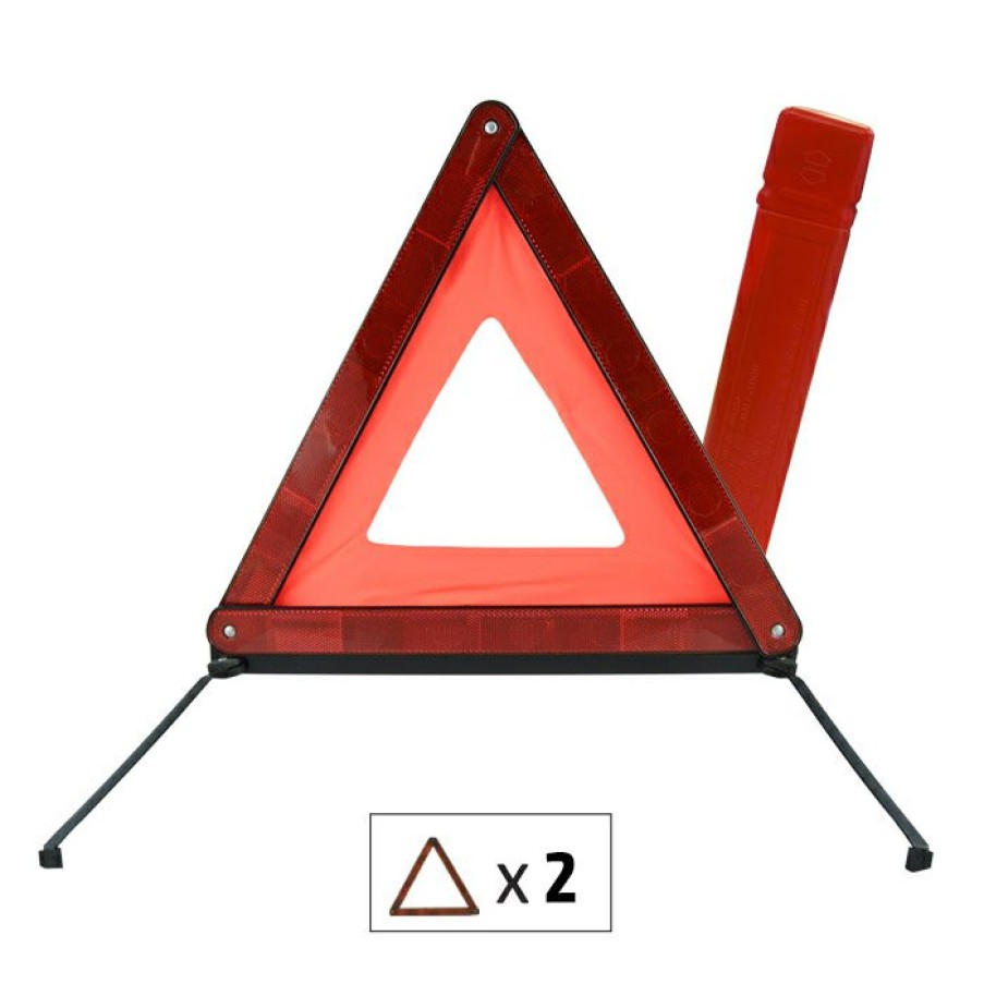 Kit Emergencia Y Seguridad JBM | Triangulo De Emergencia Yd-7 Doble (2 Unidad = 1 Estuche)