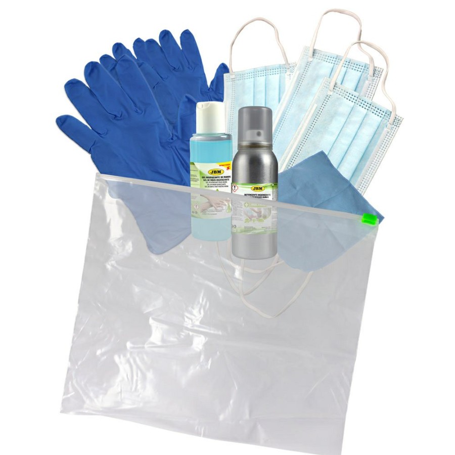 Kit Emergencia Y Seguridad JBM | Bolsa Pvc Con Cremallera 25X30Cm