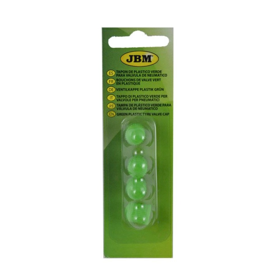 Accesorios JBM | Tapon Plastico Verde Para Valvula Neumatico